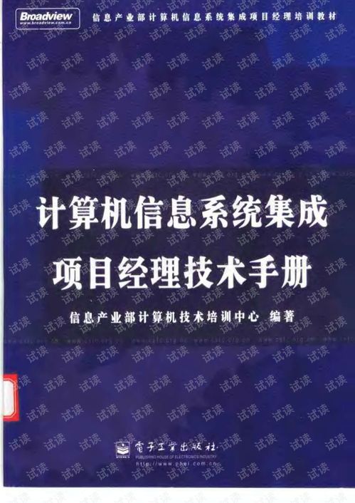 《計(jì)算機(jī)信息系統(tǒng)集成項(xiàng)目經(jīng)理技術(shù)手冊(cè) 核心職責(zé)、技術(shù)要點(diǎn)與實(shí)施策略》